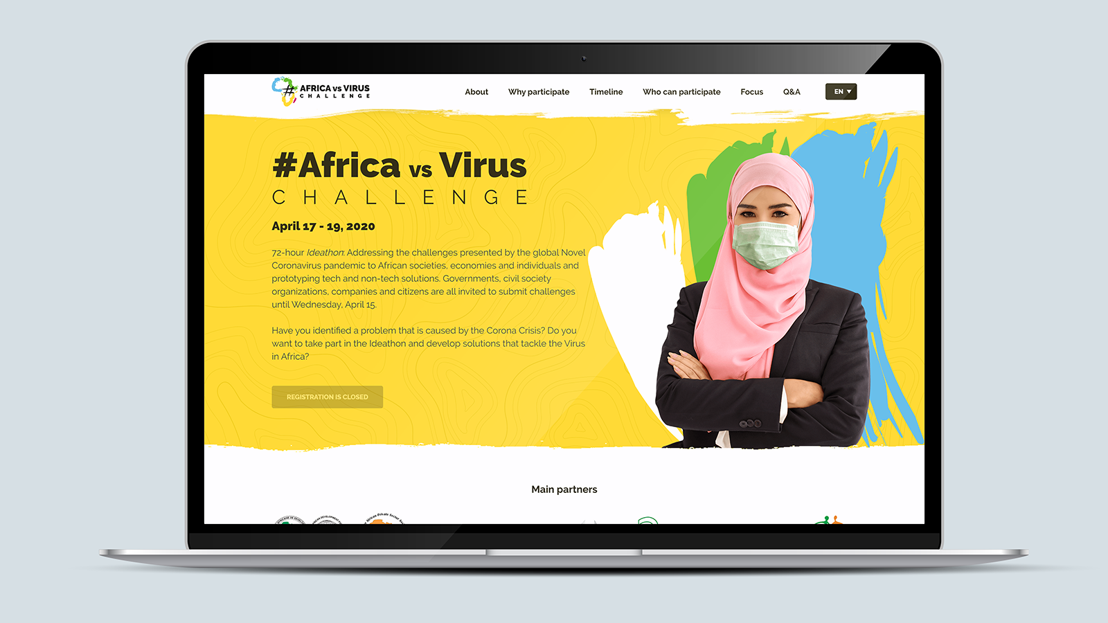 AfricaVsVirus Challenge | Responsive Web Design