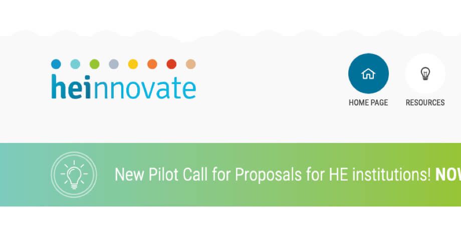 Screenshot of the Entrepreneurial Potential and Innovation Competences homepage