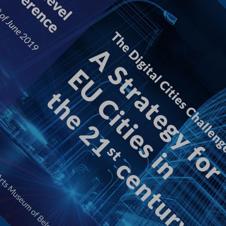 Screenshot of the Digital Cities Challenge website