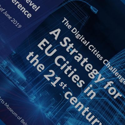 Screenshot of the Digital Cities Challenge website