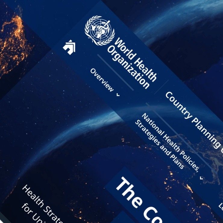Screenshot of the CPCD homepage