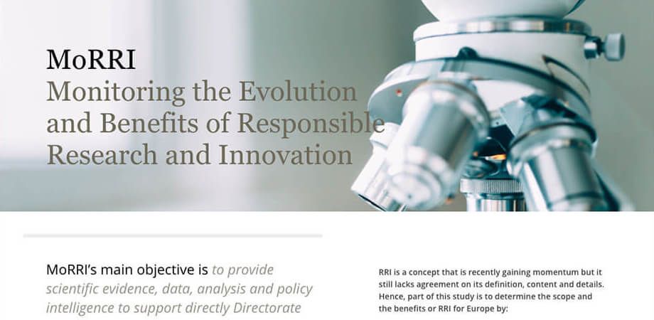 Screenshot of the MoRRI homepage