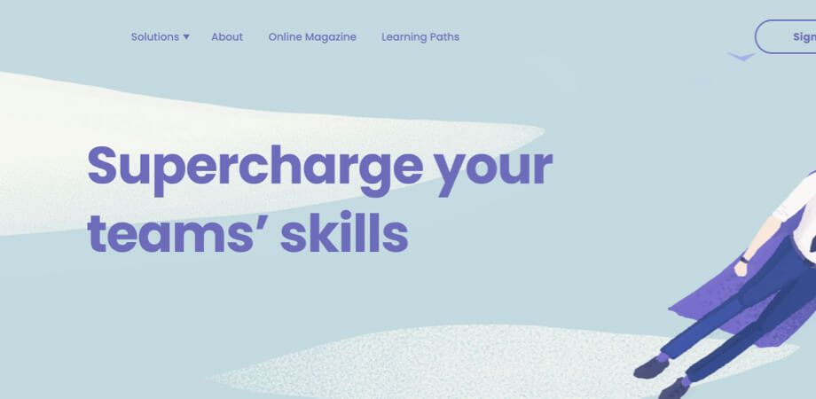 Screenshot of the Innential homepage