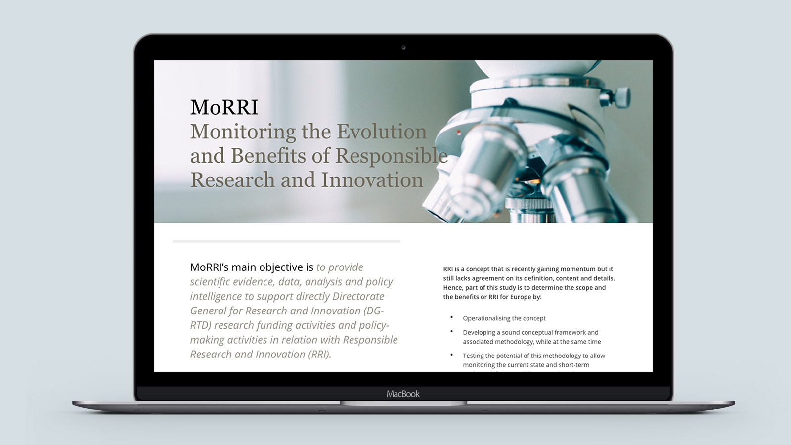MoRRI | Responsive Web Design