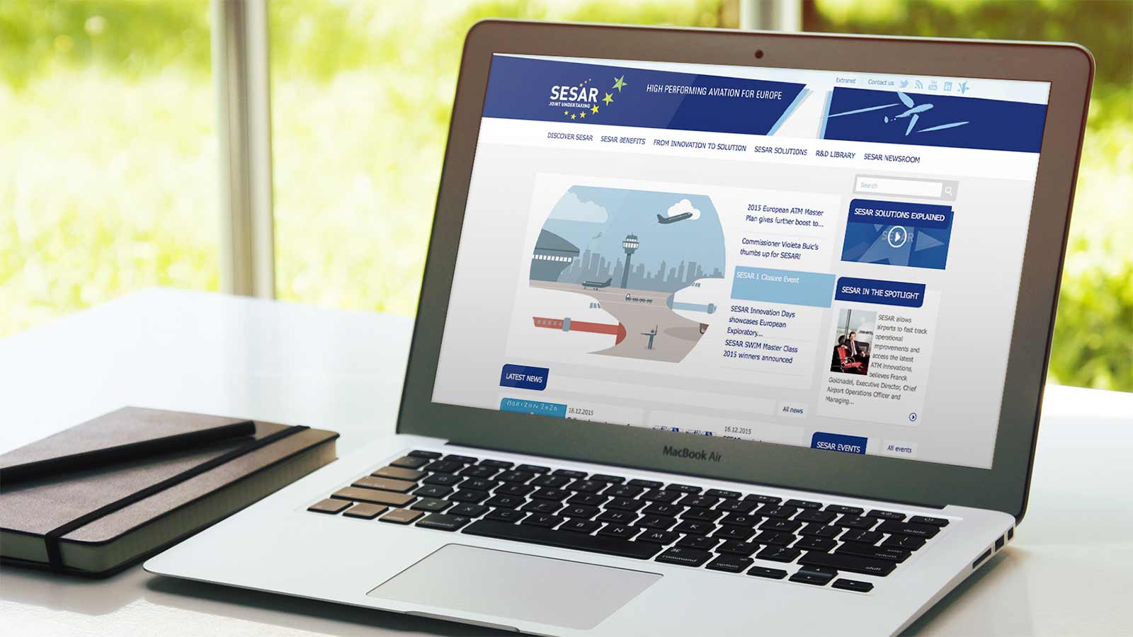SESAR Joint Undertaking | Responsive Web Design